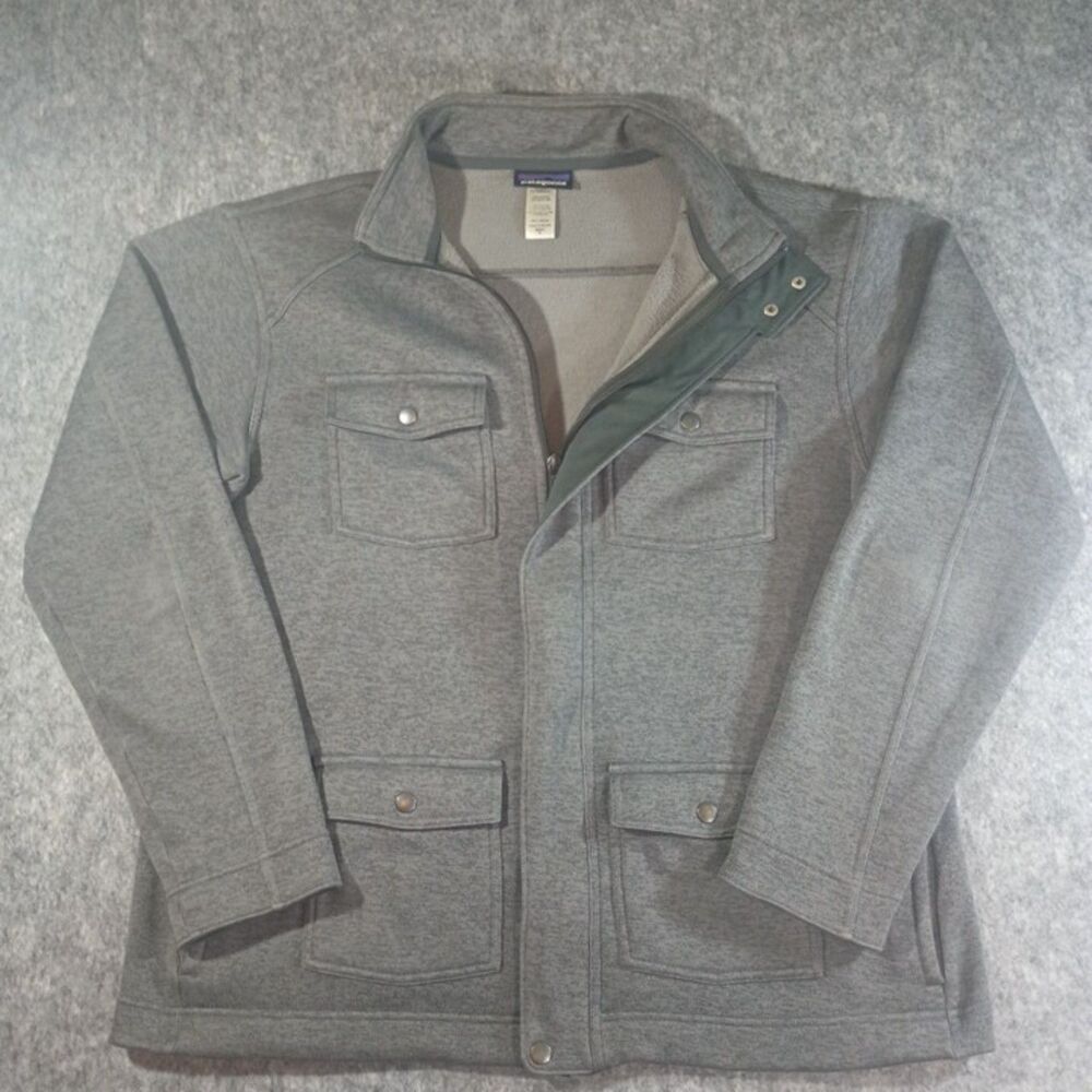 Patagonia Better Sweater Knit Field Jacket Men's Full Zip Gray ** Size: XL